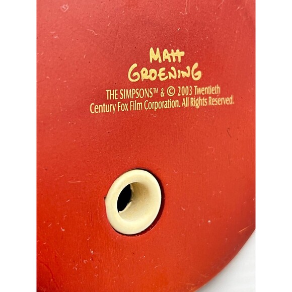 SIMPSONS Bradford Tree Ornament Illuminated "Stuck on Christmas" Bart Milhouse - Picture 7 of 9